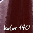 140 - czerwień burgundowa glazura