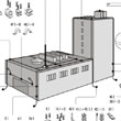 Schemat elementów odgromowych na budynki i obiekty przemysłowe