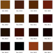 Kolory malowania wkrętów RAL 8001 - RAL 8024 - JAW Konin