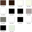 Kolory malowania wkrętów RAL 8025 - RAL 9018 - JAW Konin