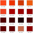Kolory malowania wkrętów RAL 2008 - RAL 3013 - JAW Konin