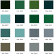 Kolory malowania rynny RAL 6022 - RAL 7005 - JAW Konin