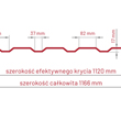 T18 - schemat i wymiary trapezu elewacyjnego Bratex Konin