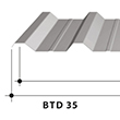 Dachowa blacha trapezowa ze stali Balex BTD 35
