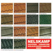 Próbki kolorów dachówki ceramicznej NELSKAMP NIBRA