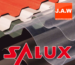 SALUX przezroczyste doświetlające płyty dachowe z PCV