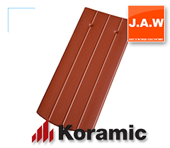 dachówka ceramiczna Koramic Wienerberger żłobkowana krótka JAW Konin