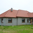 Dach z dachówką w kolorze ceglastym Benders