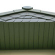 Dach z dachówką w kolorze zielonym Benders