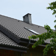 Dach z dachówką w kolorze antracyt Benders