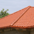Rynny dachowe Bryza firmy Cellfast w kolorze ceglastym