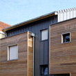 Panel Dachowy na rąbek stojący połączony z drewnem