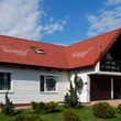 blachodachówka Bratex Platino/Hestia w kolorze ceglastym w połysku