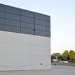 Panel elewacyjny ze stali RAL 7024 z płytą elewacyjną cembrit kolor patyna yellow P545