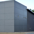 Panel elewacyjny cembrit grafit patyna z drewnem elewacyjnym modrzew syberyjski