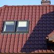Dach z dachówką Nibra F10 kolor 09 kasztan angobowany
