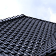 Dachówka ceramiczna Nelskamp F10 czerń kobaltowa glazurowana