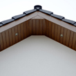 Dachówka ceramiczna płaska Nelskamp Nibra G10 w kolorze grafitowo-czarnym - widok na dachówki krawędziowe