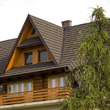 Galeria blachodachówki Lindab Roca Serena z posypką mineralną