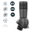 Kominek z pcv Kronoplast EcoLine Premium do trapezu dachowego T18