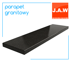Parapet okienny granitowy