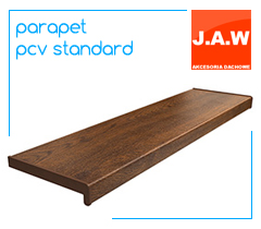 Parapet z PCV standard