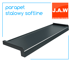 Parapet stalowy softline