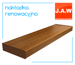 Nakładka renowacyjna na parapet okienny