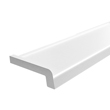 Parapet okienny zewnętrzny stalowy softline kolor biały ral 9010