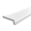 Parapet okienny zewnętrzny stalowy laminowany softline kolor biały ral 9010