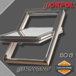 Okno dachowe obrotowe drewniane Okpol Insygno ISO I3