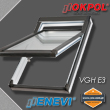 Okno dachowe wysokoosiowe 3/4 PCV Okpol Enevi VGH E3