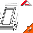 Kołnierz uszczelniający Roto ZSD do pokryć płaskich niskoprofilowanych