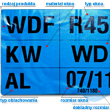 Etykieta okna dachowego Roto Designo R45 - symbole i oznaczenia