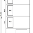 Tabela rozmiarów wyłazów dachowych ROTO Lucarno WDL