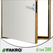 Drzwi kolankowe Fakro DWK termoizolacyjne - JAW Konin
