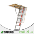Schody strychowe 3-segmentowe składane FAKRO LML LUX z metalową drabinką