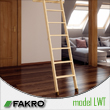 Szczelne i Energoszczędne schody strychowe segmentowe FAKRO LWT w 4 klasie czelności