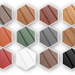 Próbki kolorów podsufitki Bryza - wzornik dostepnych kolorów