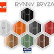 Kolory rynny BRYZA Cellfast - wzornik według palety RAL